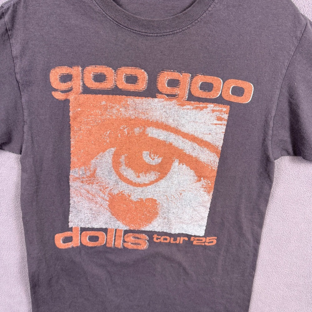 Goo Goo Dolls Tour 2025 T-Shirt Mens Small Gray Graphic Band Concert Tee - Picture 2 of 8